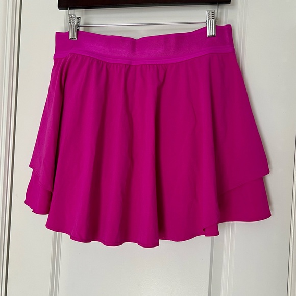 Lululemon Athletica Court Rival Long Pink Skirt - Picture 2 of 7